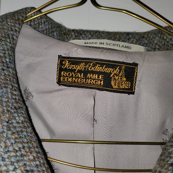 Vintage Forsyth of Edinburgh Harris Tweed Coat - Picture 3 of 5